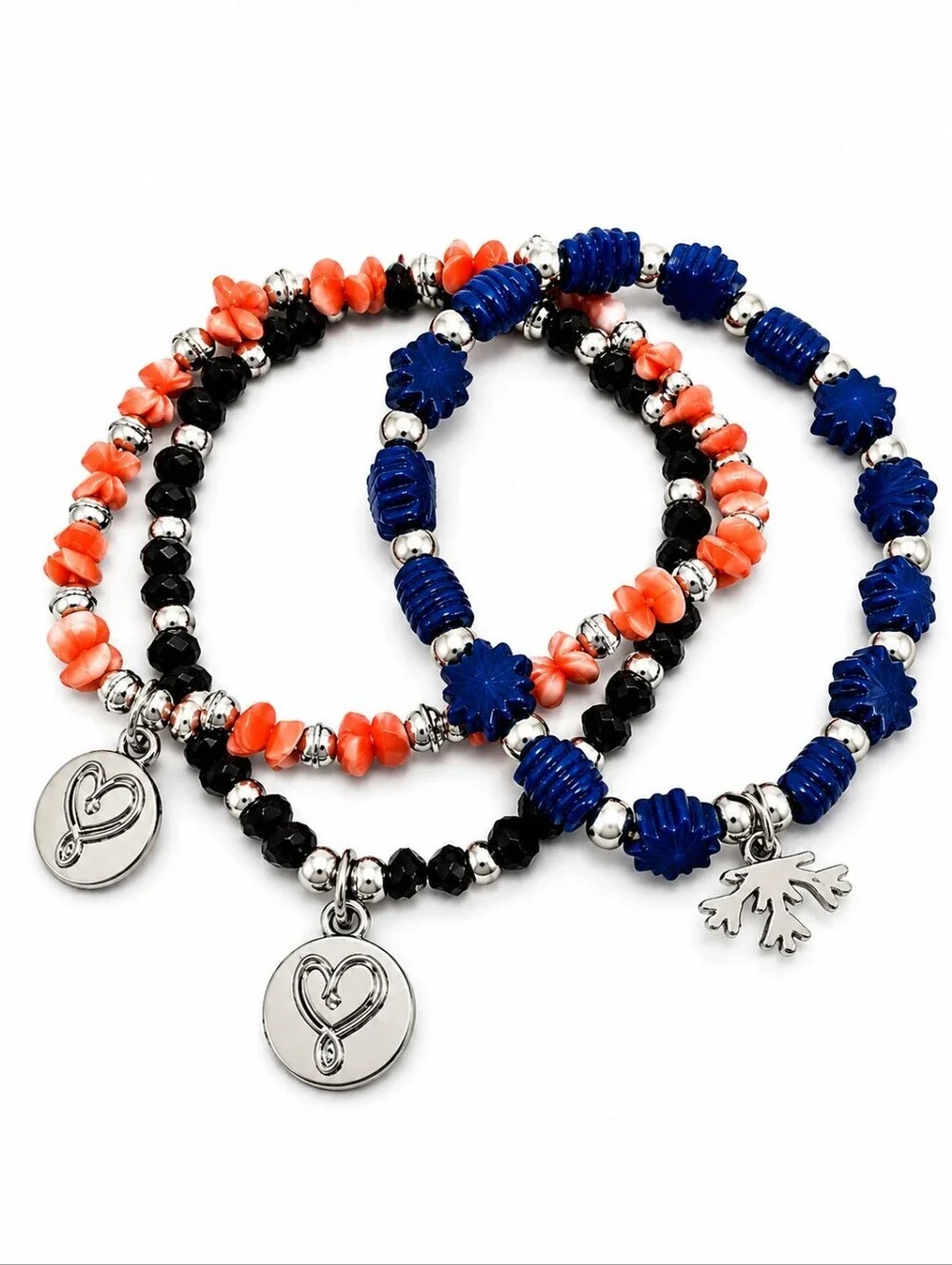 3/$30 Girl's Acrylic Stretch Bracelets